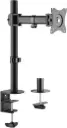 Newstar 91-LDT07C011 Economy Desk Mount – fits 13''-27'' LCD screens up to 8kg, 360° rotary VESA plate, cable management, 2 mounting options, adjustable height, Black. 91-LDT07C011