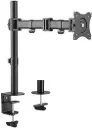 Newstar 91-LDT07C012 Counterbalance Monitor Arm – fits 13''-32'' flat & curved monitors, 360° rotation, height adjustment, dual mounting, cable management, Black. 91-LDT07C012