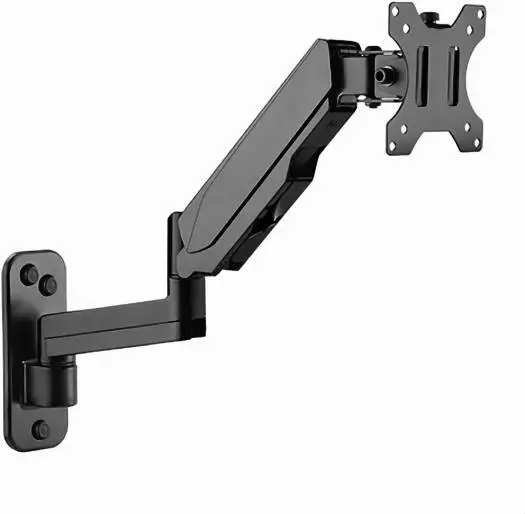 VEOTECH 91-LDA32112 Counterbalance Monitor Arm – fits 13''-32'' monitors up to 9kg, gas spring, free-tilt, swivel arm, detachable VESA & cable management, Black. 91-LDA32112