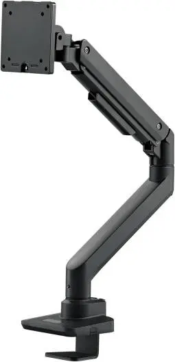 Newstar 91-LDT69C012 Counterbalance Monitor Arm – fits 17''-49'' flat & curved monitors up to 20kg, tilt, swivel, rotation, 75x75 & 100x100 VESA, Black. 91-LDT69C012