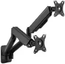 VEOTECH 91-LDA32114E Counterbalance Monitor Wall Mount – fits 17''-32'' screens up to 9kg, spring-assisted tension, free-tilt adjustment & cable management, Black. 91-LDA32114E