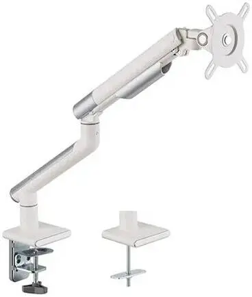 Newstar 91-LDT49C012 Mechanical Spring Monitor Arm – fits 17''-32'' screens up to 9kg, detachable VESA, built-in spring tension gauge & tension indicator, White. 91-LDT49C012