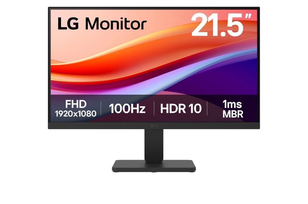 [22U401A-B] LG 21.5" Full HD Monitor  100Hz Refresh Rate, 1ms MBR, HDR10, sRGB 99%, VA Panel