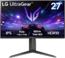 LG 27 inch UltraGear Gaming Monitor, IPS Display, FHD Resolution, 180Hz Refresh Rate, 1ms (GtG) Response Time, AMD FreeSync & NVIDIA G-Sync Technology, 16.7m Color Display 27GS65F