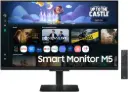 Samsung LS27FM500EMXUE M5 Smart Monitor – 27'' IPS FHD display, 60Hz refresh rate, 5ms GtG, Tizen OS with Wi-Fi 5 & Bluetooth 5.2 connectivity, sleek Black. LS27FM500EMXUE