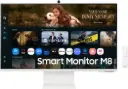 Samsung LS32FM801UMXUE M8 Smart Monitor – 32'' VA 4K display, 60Hz refresh rate, 4ms GtG, Tizen OS with Vision AI, Adaptive Picture & Game Bar 2.0, sleek White. LS32FM801UMXUE