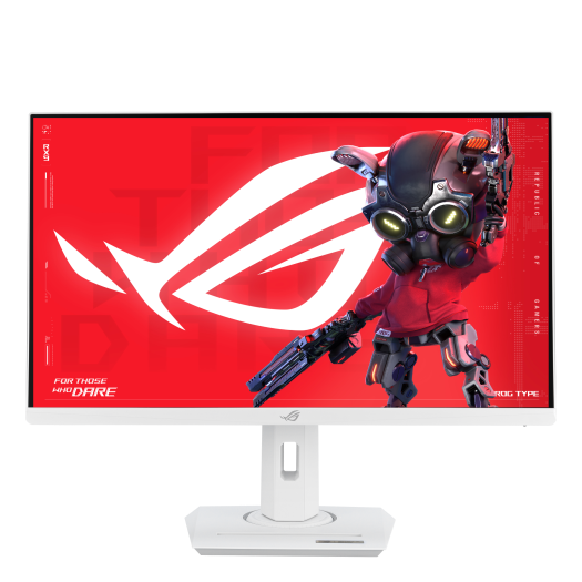 ASUS ROG Strix XG27ACS-W 27" USB-C Gaming Monitor, WQHD Fast IPS Display, 180Hz Refresh Rate, 1ms Response Time, NVIDIA G-SYNC, AMD FreeSync Technology, Slim Bezel, White 90LM09Q1-B01170