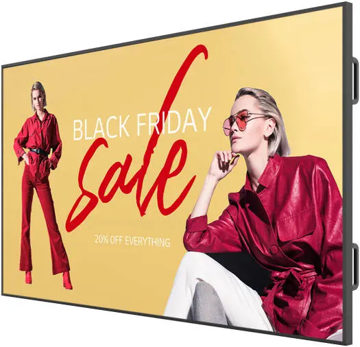 LG 110UM5K Digital Signage – 110'' 4K UHD ADS display, 120Hz refresh rate, 8ms GtG response, 16/7 operation, built-in Wi-Fi & temperature sensors, professional Black. 110UM5K