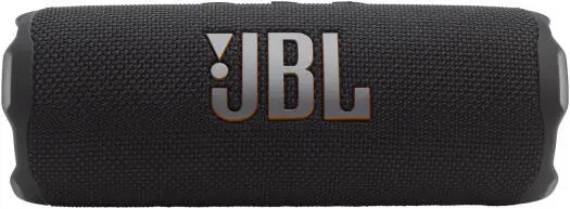 JBL Flip 7 Portable Bluetooth Speaker with 25W woofer + 10W tweeter, Bluetooth 5.4, lossless audio, and waterproof, dustproof, drop-proof design in black. JBLFLIP7BLKAM
