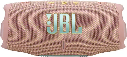 JBL Charge 6 Portable Bluetooth Speaker – 30W woofer & 10W tweeter output, Bluetooth 5.4, waterproof, dustproof & drop-proof design for any adventure, stylish Pink. JBLCHARGE6PINK