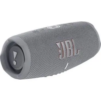 [CHARGE5-GY] JBL Charge 5 Bluetooth Speaker – waterproof & dustproof outdoor design, 20-hour playtime, USB-C charging, pair two devices simultaneously, rich sound, Grey. CHARGE5-GY