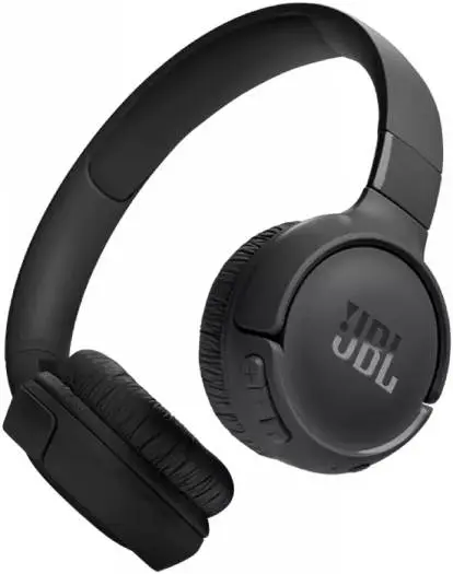 JBL Tune 520BT Wireless Headphones – Pure Bass sound, 57H battery life with speed charge, multi-point connection, voice aware mic, lightweight & foldable, Black. T520BTBLK