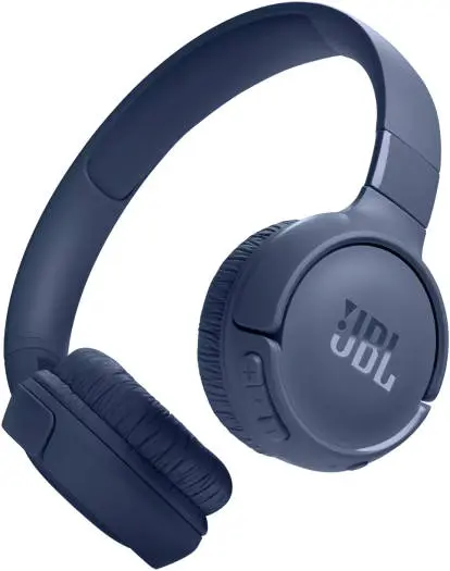 JBL Tune 520BT Cordless Headphones – Pure Bass sound, 57H battery life with speed charge, multi-point connection, voice aware mic, lightweight & foldable, Blue. T520BTBLU