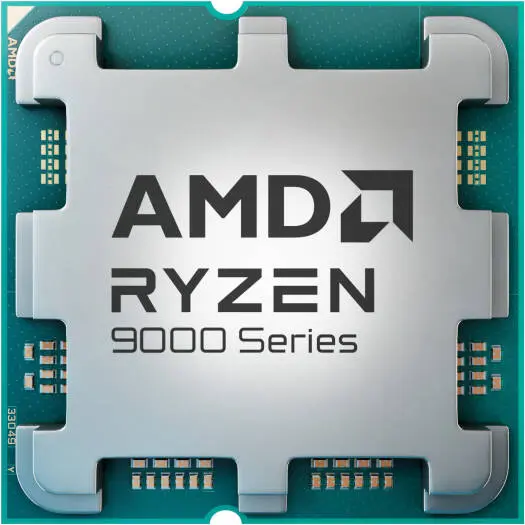 AMD Ryzen 7 9800X3D AM5 CPU, 8 cores, 16 threads, up to 5.2GHz, Radeon graphics, dual-channel DDR5 up to 192GB, 96MB L3 cache, tray version. 100-100001084