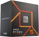 AMD Ryzen 5 7600 AM5 Gaming Processor, 6 cores, 12 threads, up to 5.1GHz boost clock, Radeon graphics, 6MB L2 + 32MB L3 cache, DDR5-5200, with Wraith Stealth cooler. 100-100001015BOX
