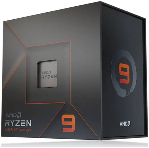AMD Ryzen 9 7900X AM5 Processor, 12 cores, 24 threads, up to 5.6GHz boost clock, Radeon graphics, 64MB L3 cache, dual-channel DDR5-5200 up to 128GB, Zen 4 architecture. 100-100000589WOF