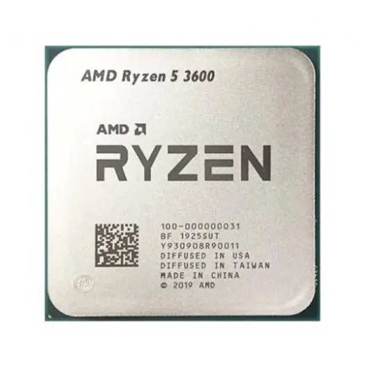 AMD Ryzen 5 3600 AM4 Processor, 6 cores & 12 threads, up to 4.2GHz boost, 35MB total cache, PCIe 4.0 x16 support, unlocked performance, tray only. Ryzen 5 3600 Tray