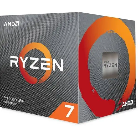 AMD Ryzen 7 3700X AM4 Processor, 8 cores & 16 threads, up to 4.4GHz boost, 36MB cache, 65W TDP, efficient 7nm Zen 2 performance for creators. 100-100000071BOX