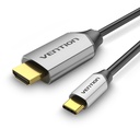 VENTION Type-C to HDMI Cable 1M Black Metal Type Model # CGSBF