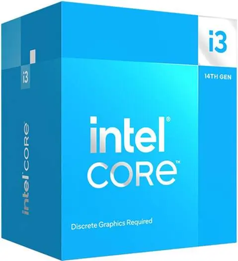 Intel Core i3-14100F delivers 4-core, 8-thread performance with up to 4.7 GHz turbo boost. Supports dual-channel DDR5-4800 memory up to 192 GB for smooth everyday computing. BX8071514100FSRMX2