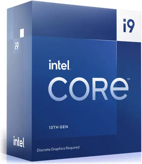 Intel Core i9-13900F 13th Gen delivers 24-core, 32-thread power with up to 5.6 GHz turbo boost for elite performance. Supports DDR4-3200 / DDR5-5600 memory up to 128 GB. BX8071513900F