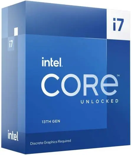 Intel Core i7-13700KF 13th Gen delivers 16-core, 24-thread hybrid power with up to 5.4 GHz turbo boost for elite gaming and productivity. Supports dual-channel DDR5-5600 memory up to 128 GB. BX8071513700KF