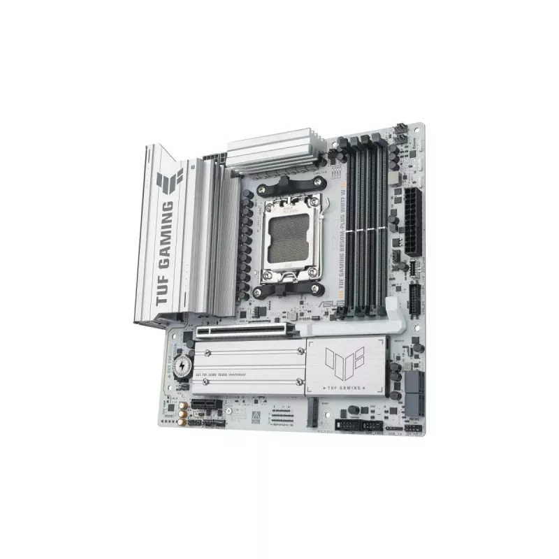 ASUS TUF GAMING B850M-PLUS WIFI7 delivers durability and stability with next-gen AM5 support, WiFi 7, and robust power design for seamless gaming and multitasking 90MB1MD0-M0EAY0