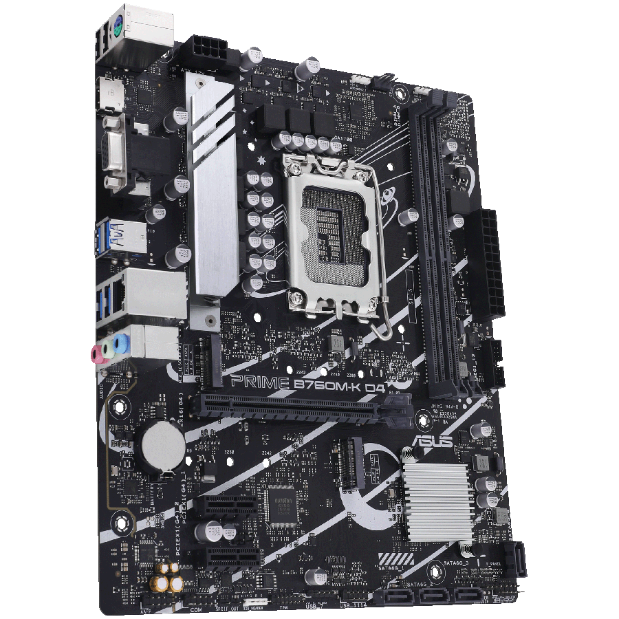 ASUS 90MB1DS0-M1EAY0 B760M-K D4 4.0, DDR4 64GB,