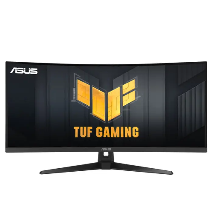 ASUS TUF Gaming VG34VQ3B 34" UltraWide QHD monitor with 180Hz refresh rate, 1ms response time, Adaptive-Sync, and HDR10 delivers immersive, tear-free gaming performance 90LM0AA0-B01170