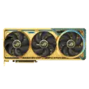 ASUS ROG Astral RTX 5080 Dhahab CORE OC unleashes 16GB GDDR7 power with 2760 MHz boost, 10752 CUDA cores, and 30 Gbps speed — crafted in stunning gold for elite performance 90YV0LV6-M0NM00