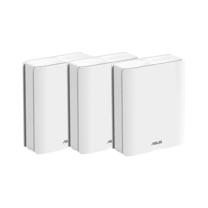 ASUS BQ16 Tri-Band WiFi 7 router delivers ultra-fast speeds across 2.4GHz, 5GHz, and 6GHz bands with seamless connectivity, advanced performance, and elegant white design 90IG08K0-MO3N4V