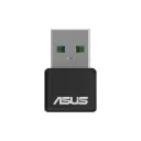 ASUS USB-AX55 Nano AX1800 WiFi Adapter delivers up to 1800 Mbps ultra-fast speeds with WiFi 6 technology for seamless connectivity, gaming, and streaming performance 90IG06X0-MO0B00