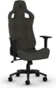 Corsair T3 RUSH Fabric Gaming Chair with 4D armrests, adjustable height, deep recline, and soft microfiber comfort for ultimate gaming performance. CF-9010057-WW