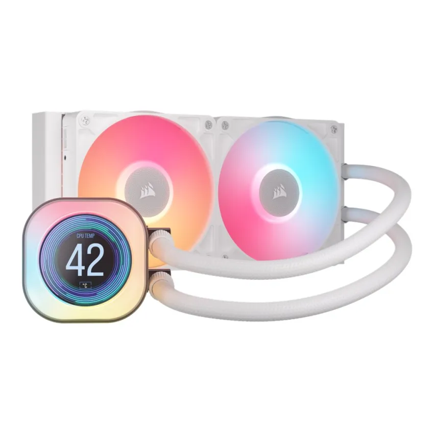 Corsair iCUE LINK TITAN 240 RX RGB AIO Cooler delivers extreme cooling, vivid ARGB lighting, and full Intel & AMD socket compatibility. CW-9061020-WW