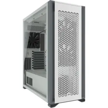 Corsair 7000D Airflow Full-Tower Case with tempered glass, 3x 140mm fans, USB-C connectivity, and support for E-ATX to Mini-ITX builds. CC-9011219-WW