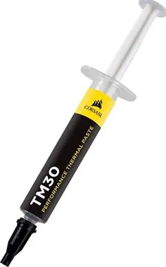 Corsair TM30 Performance Thermal Paste ensures optimal heat transfer, easy application, and long-lasting CPU and GPU cooling performance. CT-9010001-WW