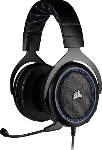 Corsair HS50 Pro Stereo Gaming Headset, Discord Certified, with plush memory foam, durable build, and wide platform compatibility. CA-9011217-NA