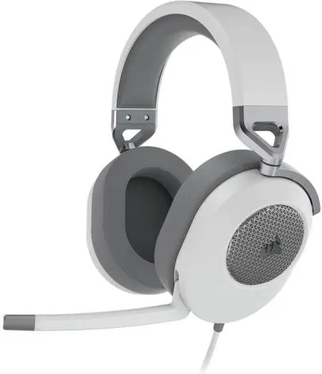 Corsair HS65 Surround Wired Gaming Headset with Dolby 7.1 Audio, 50mm drivers, 20Hz–20kHz range, and wide platform compatibility. CA-9011271-NA