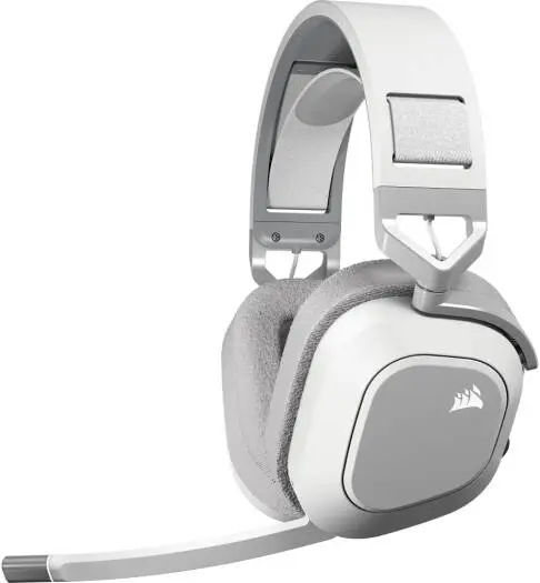 Corsair HS80 Max Wireless RGB Gaming Headset with Dolby Atmos, 50mm drivers, dual 2.4GHz + BT, 24H battery life, and iCUE support. CA-9011296-AP / EU