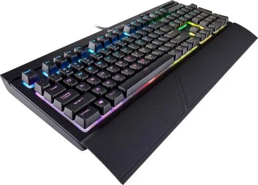 CORSAIR K68 RGB Mechanical Gaming Keyboard with Cherry MX Red switches, RGB backlighting, dust & spill resistance, and full anti-ghosting. CH-9102010-NA