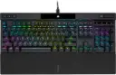Corsair K70 Pro RGB Optical-Mechanical Keyboard with linear OPX switches, AXON hyper-polling, PBT keycaps, and detachable USB-C. CH-910941A-NA