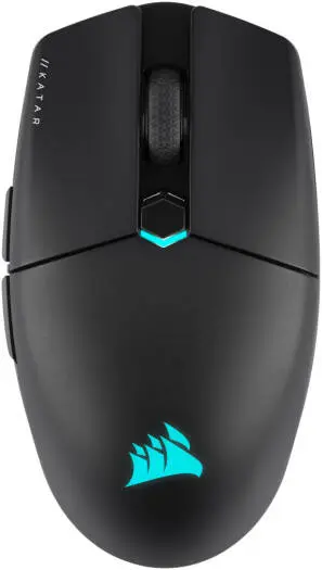 Corsair Katar Elite Wireless Gaming Mouse with MARKSMAN 26K sensor, 26,000 DPI, 650 IPS speed, 50G acceleration, and Slipstream 2.4GHz. CH-931C111-EU