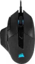 Corsair NightSword RGB Gaming Mouse with PMW3391 sensor, 18K DPI precision, adjustable weight system, 8 programmable buttons, and dynamic RGB. CH-9306011-NA