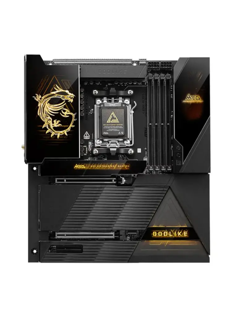 MSI 911-7E48-001 X870E motherboard AM5 power, DDR5 7,