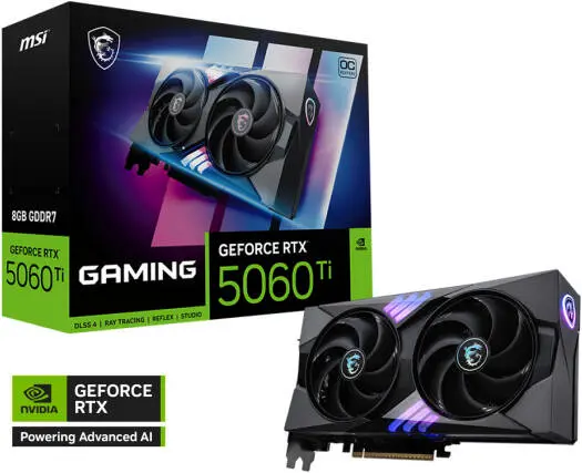 [912-V536-026] MSI 912-V536-026 5060 8GB GDDR7 128-bit 2647MHz 4608