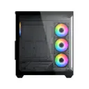 Xigmatek Blast mid-tower E-ATX case featuring a mesh front panel, high airflow design, tempered glass side panel, and full support for powerful gaming setups. EN46353