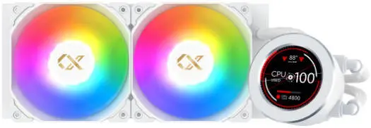 Xigmatek Frozr-O II Arctic 240 ARGB AIO delivers efficient cooling, quiet performance, and clean Arctic white styling for high-performance gaming setups. EN40436