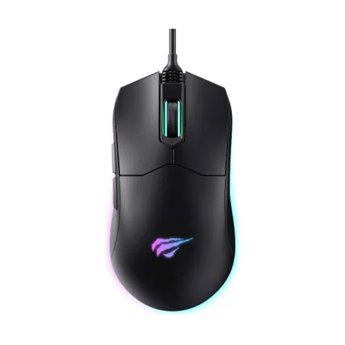 Havit Gamenote MS1014 RGB gaming mouse offers up to 7200 DPI, 7 buttons, and an ergonomic wired design for precise, responsive gameplay. MS1014
