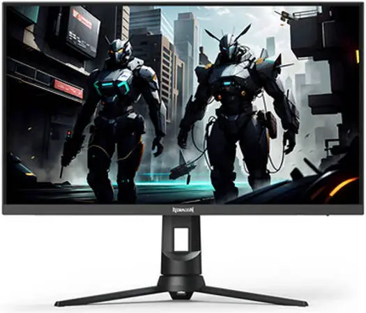 Redragon OPAL II GM27X5QIPS 27-inch QHD(2560 x 1440), 180Hz Refresh Rate, 1ms MPRT, IPS Panel Gaming Monitor with AMD FreeSync, Blur-Free Gaming with Vibrant Colors and Wide Viewing Angles - Black & Red