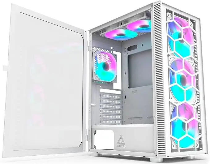 [X3 Glass White] X3 case 6 fans, 160mm coolers 305mm